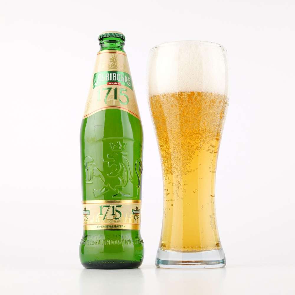 Light Beer Pasterized Filtered Lvivske