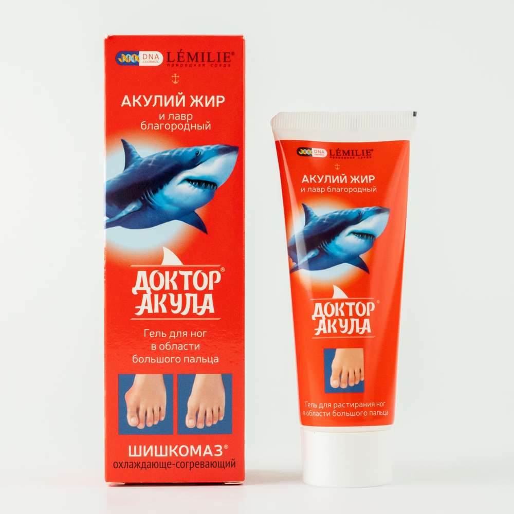 Foot Gel In The Area Of The Big Toe With A Cooling And Warming Effect