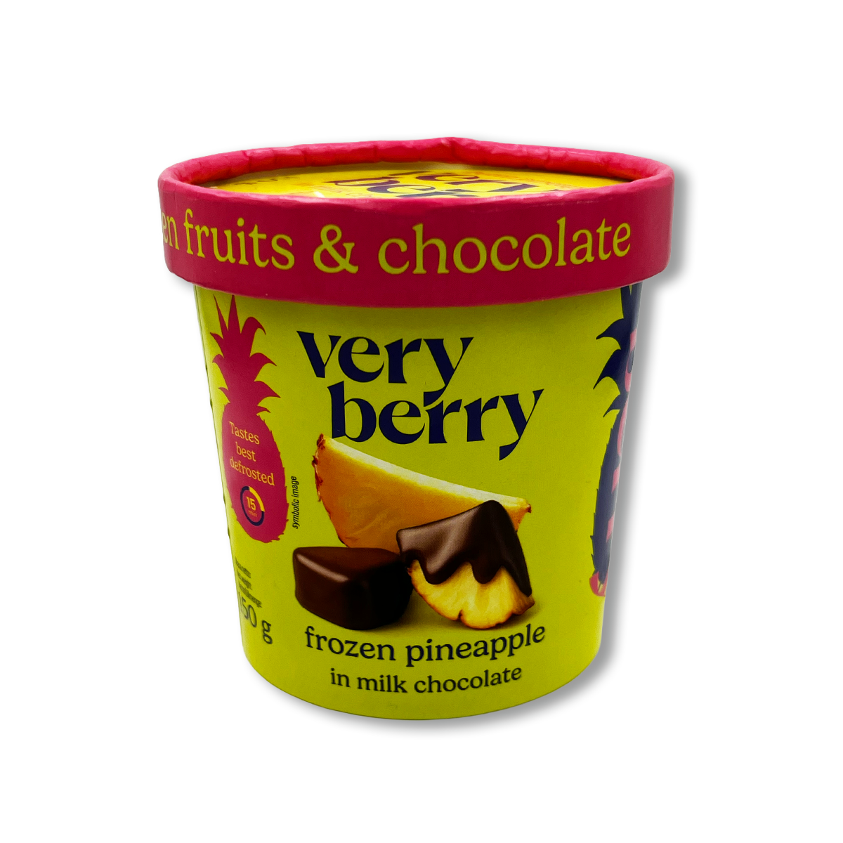 Frozen Pineapple In Milk Chocolate