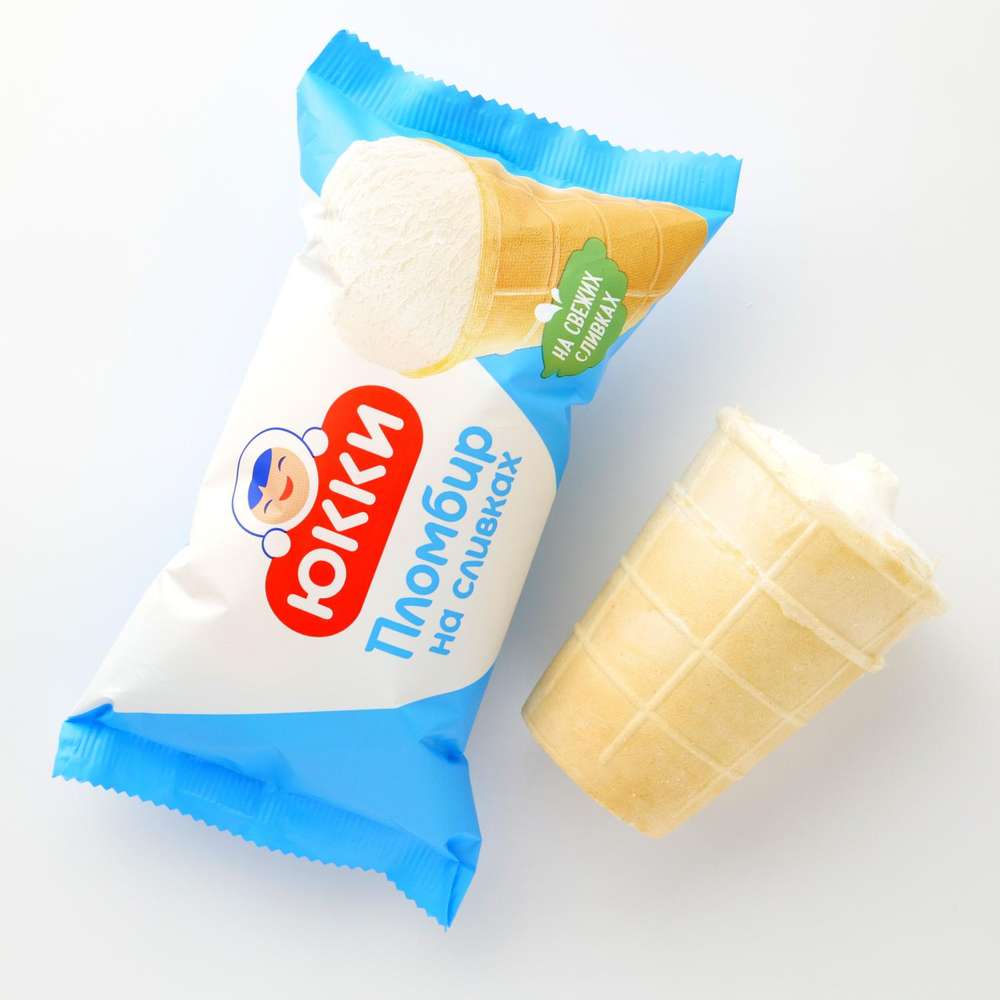 Ice cream Plombir Creamy Vanilla Yukki 