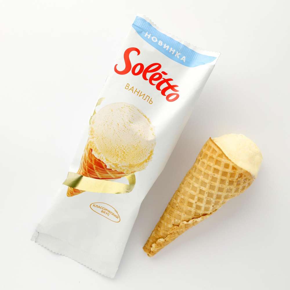 Ice Cream Vanilla Soletto 
