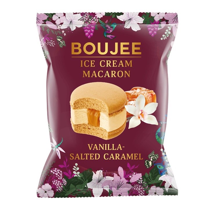 Boujee Macaron Vanille-Salzkaramell