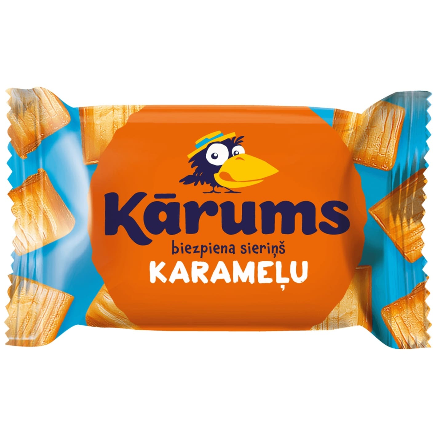 Sweet Glazed Curd Mass With Caramel Flavor