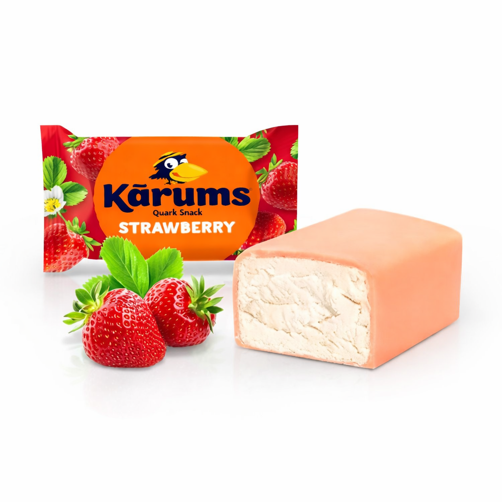 Подслащённая Глазированная Творожная Масса С Клубникой В Глазури Со Вкусом Клубники Замороженная