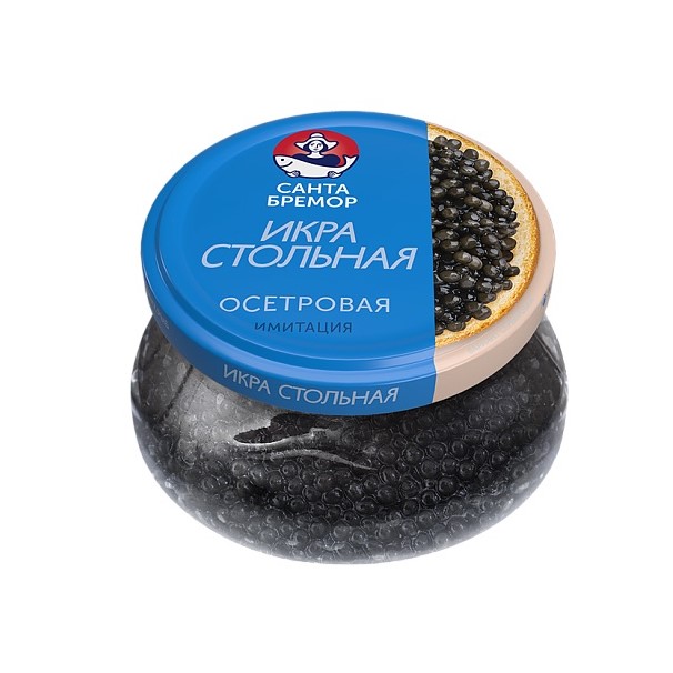 Sturgeon caviar Stolnaya Selected imitation pasteurized