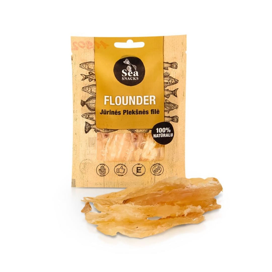 Flounder Fillet, Dried Strips