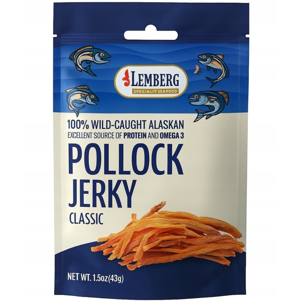 Dried Pollock Fillet Jerky "Classic"