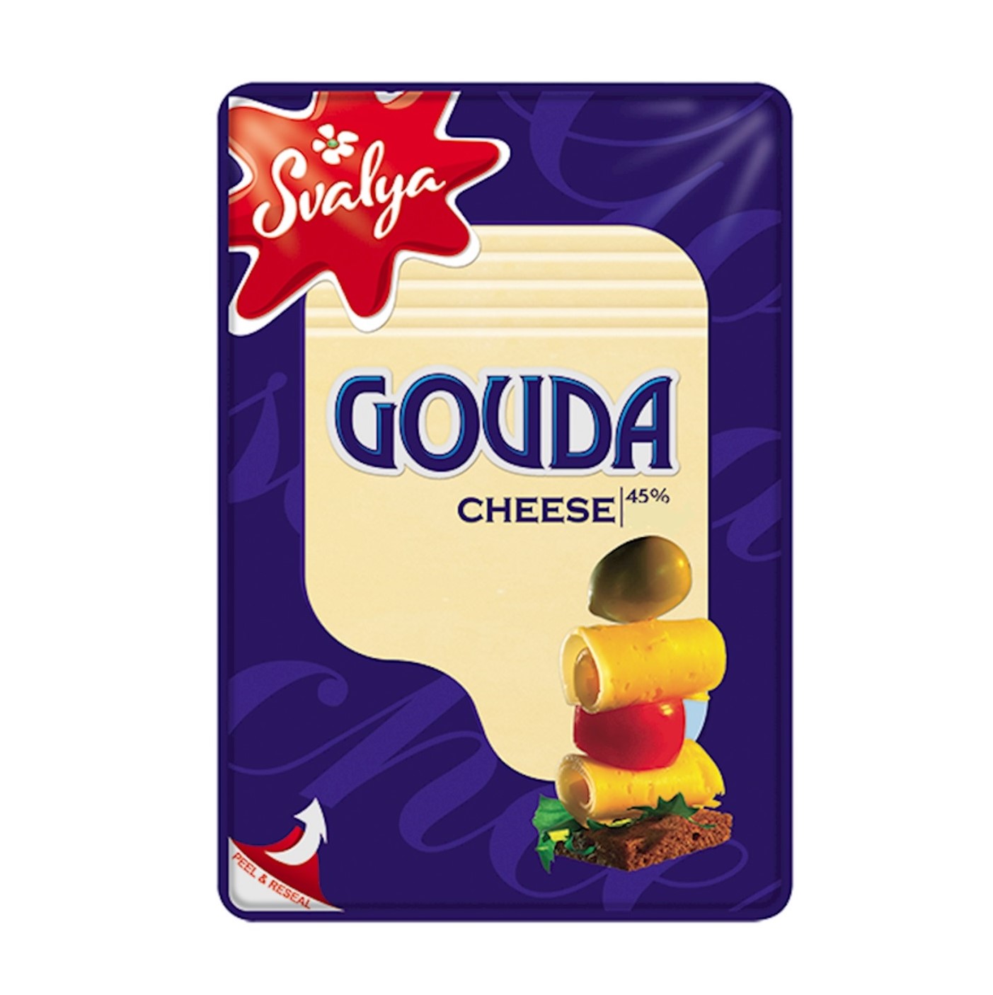 Semi-hard cheese Gouda 