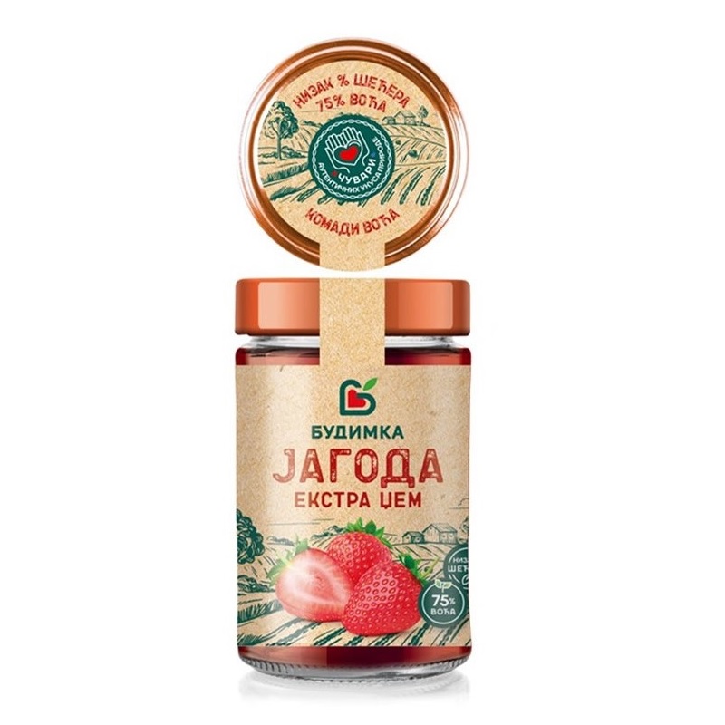 Strawberry Extra Jam With Reduced Energy Value