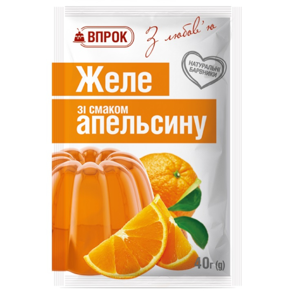 Желе «Со Вкусом Апельсина»