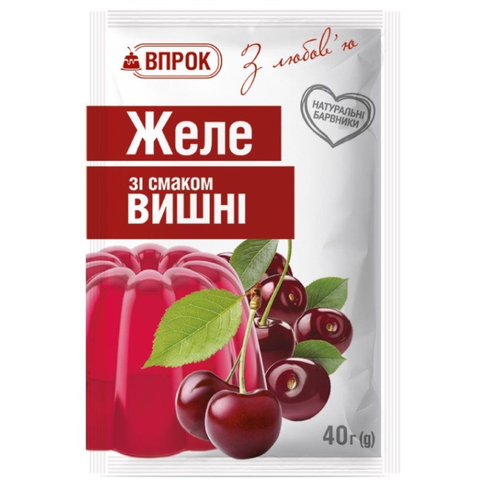 Желе «Со Вкусом Вишни»