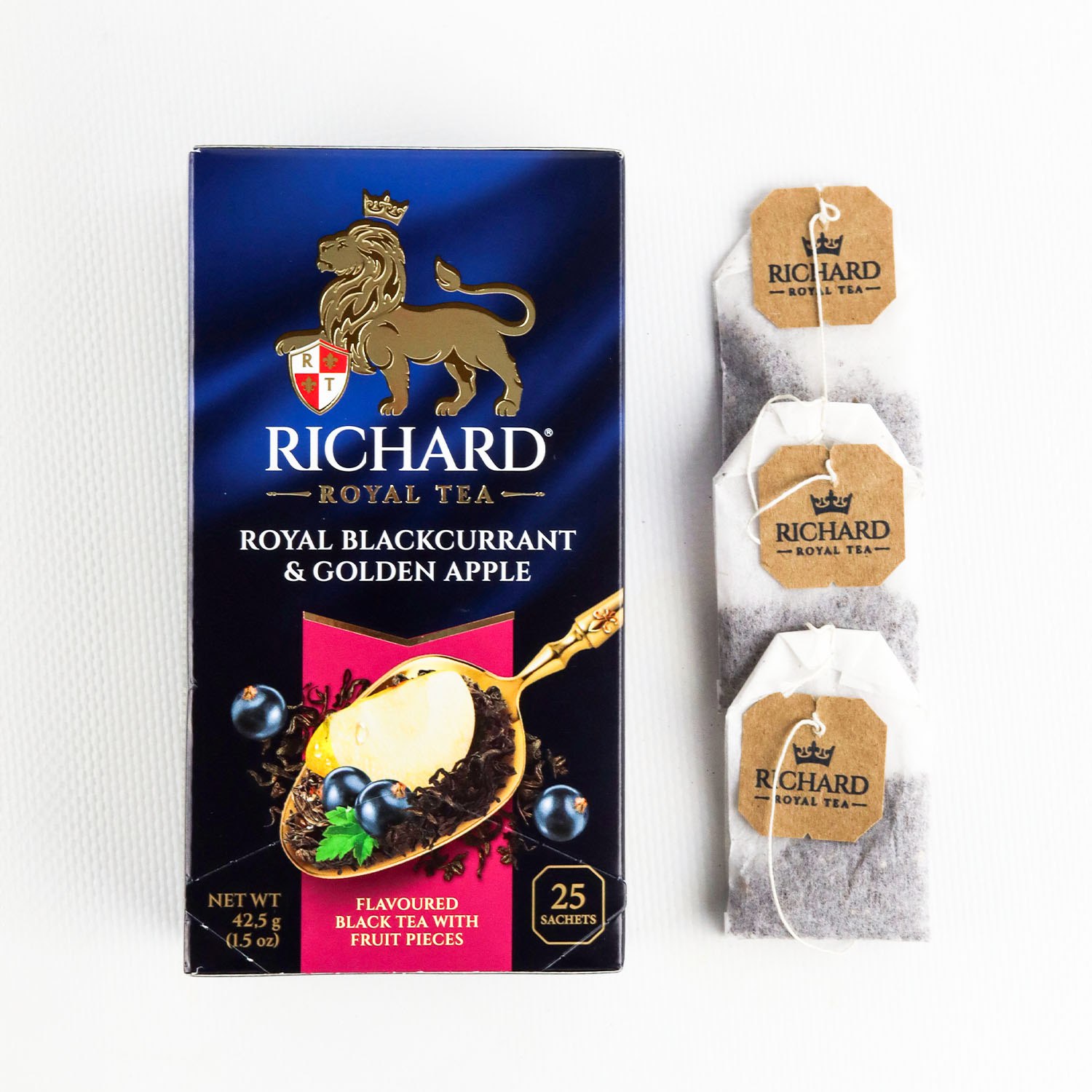 Richard Royal Blackcurrant & Golden Apple flavored tea