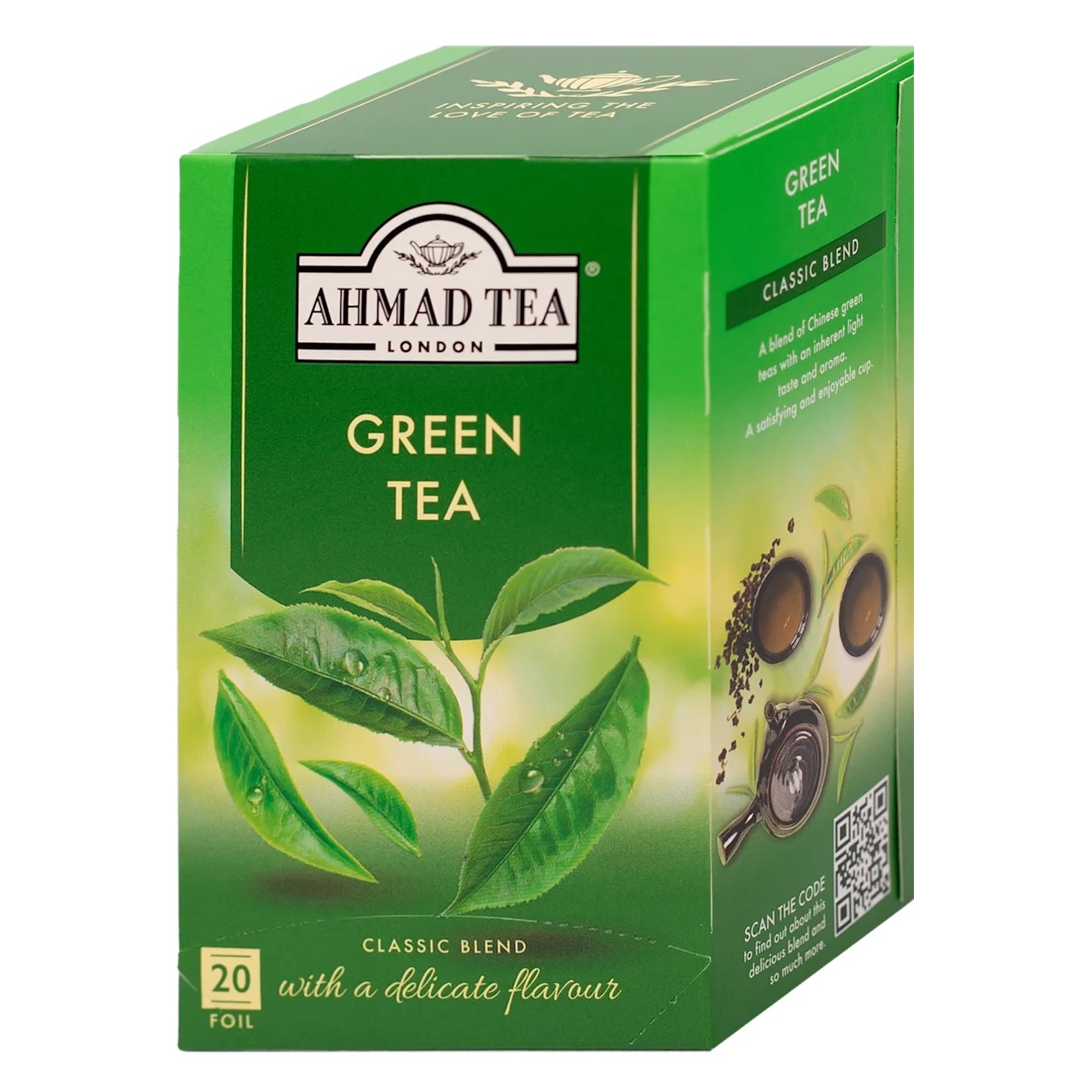 Чай Зелёный «Green Tea» Ahmad 20×2г
