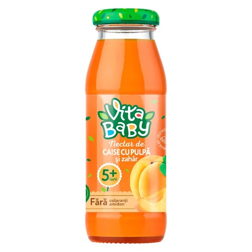 Apricot Nectar With Pulp And Sugar For Children From 5 Months