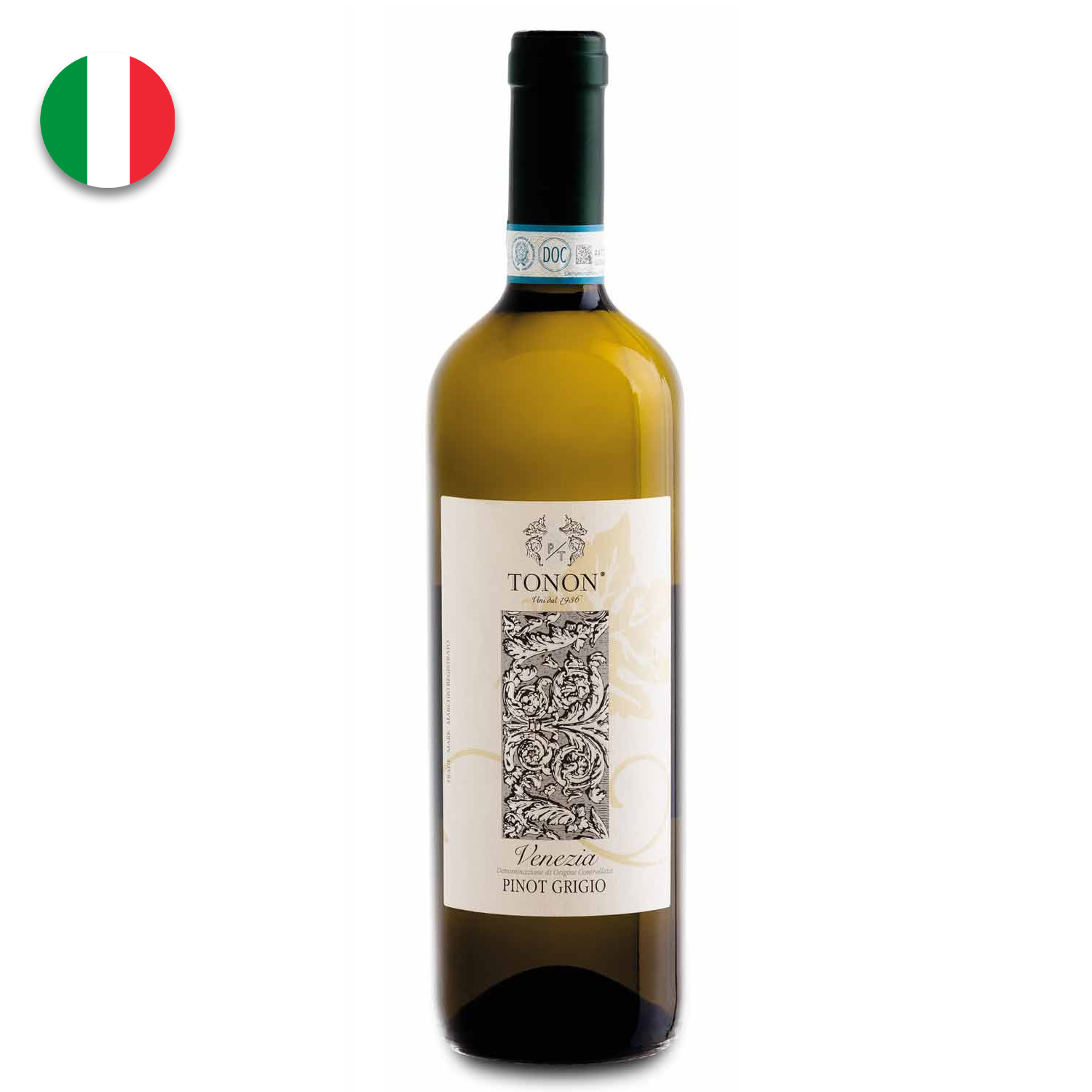 White Dry Wine Pinot Grigio Doc Venezia