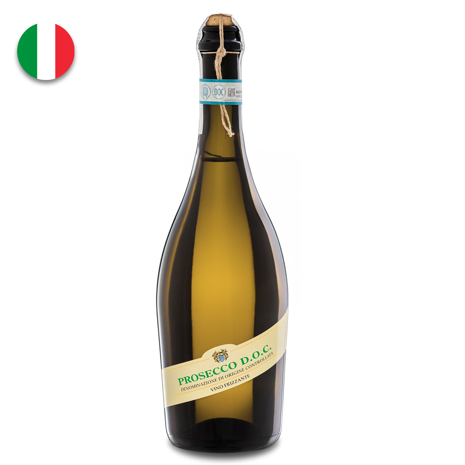 Semi-Sparkling White Dry Wine Prosecco Frizzante D.O.C.G. Corda® “Gold”