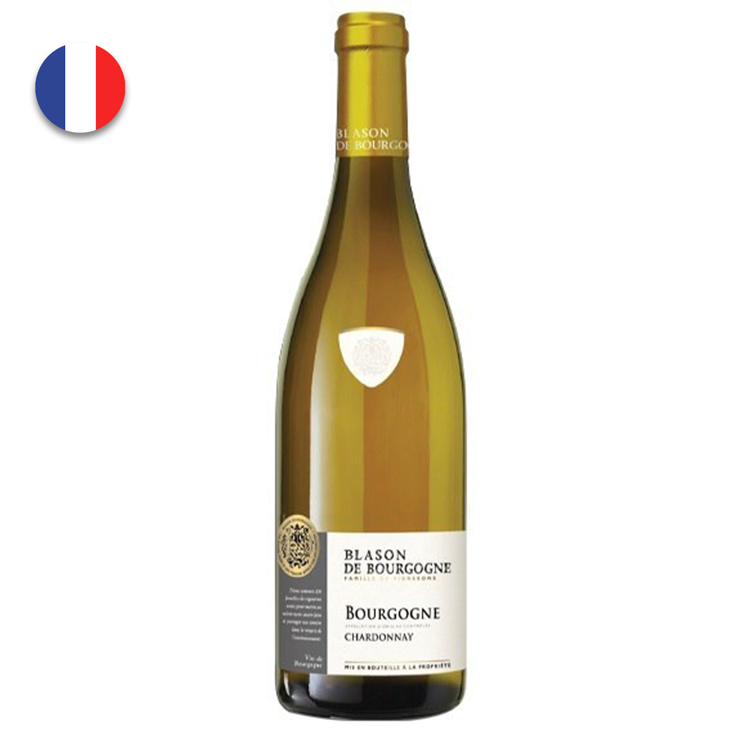 White Dry Wine Bourgogne Chardonnay