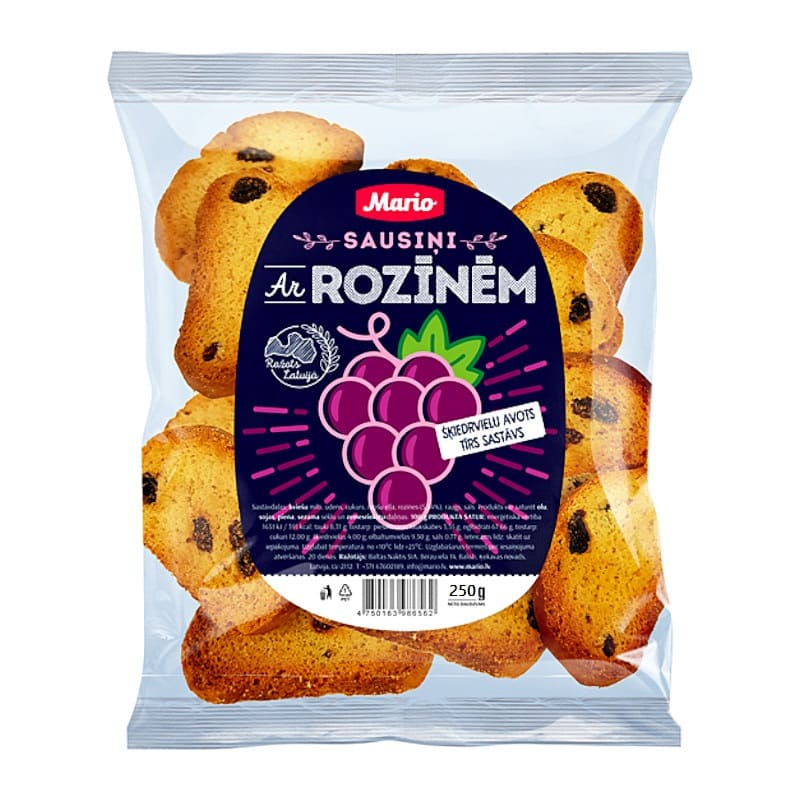 Rusks With Raisins