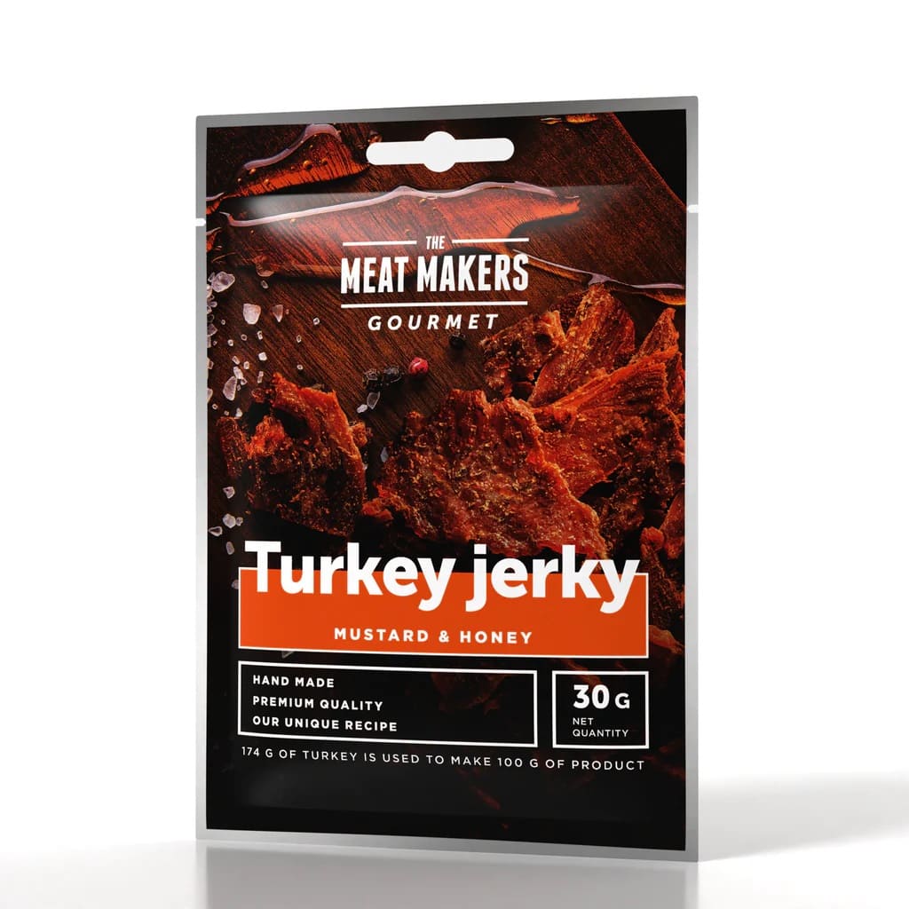 Jerky Turkey With Mustard And Honey