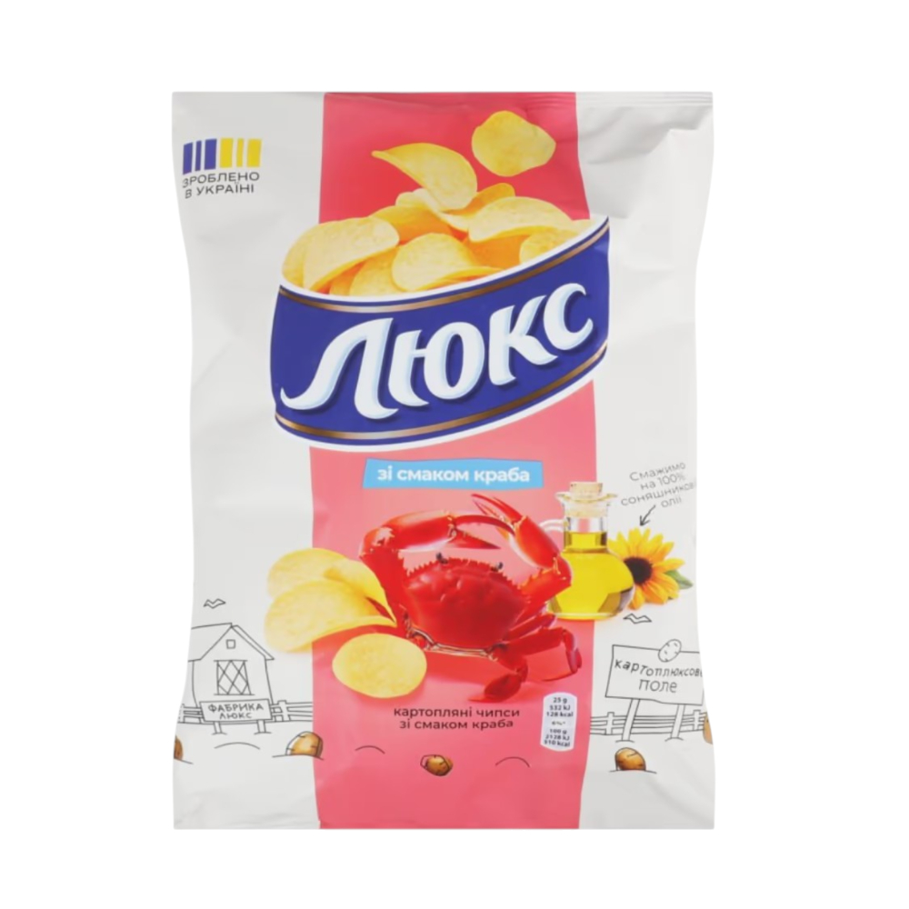Чипсы «Lux» Со Вкусом Краба