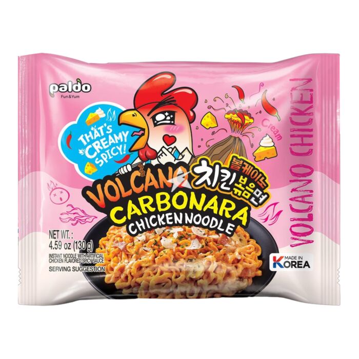 Volcano Carbonara Лапша Со Вкусом Курицы