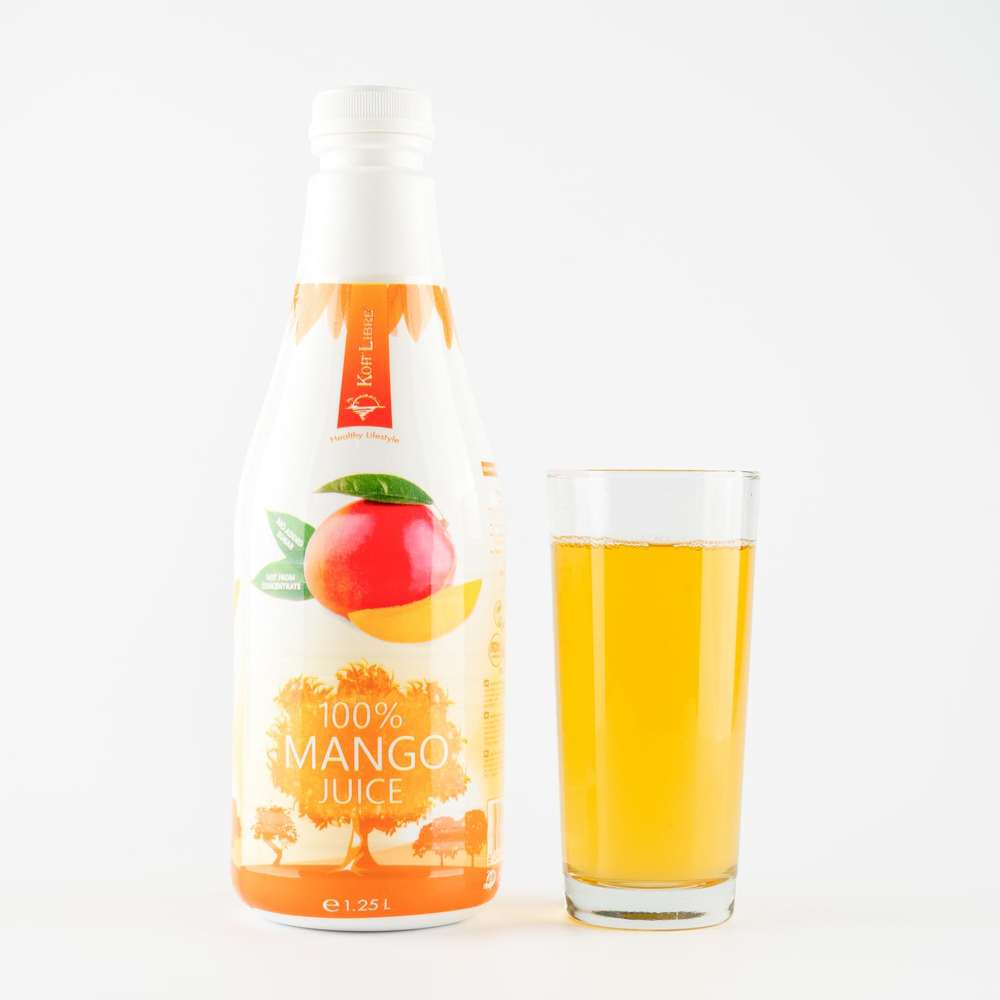 Mango Juice and Mango Pieces