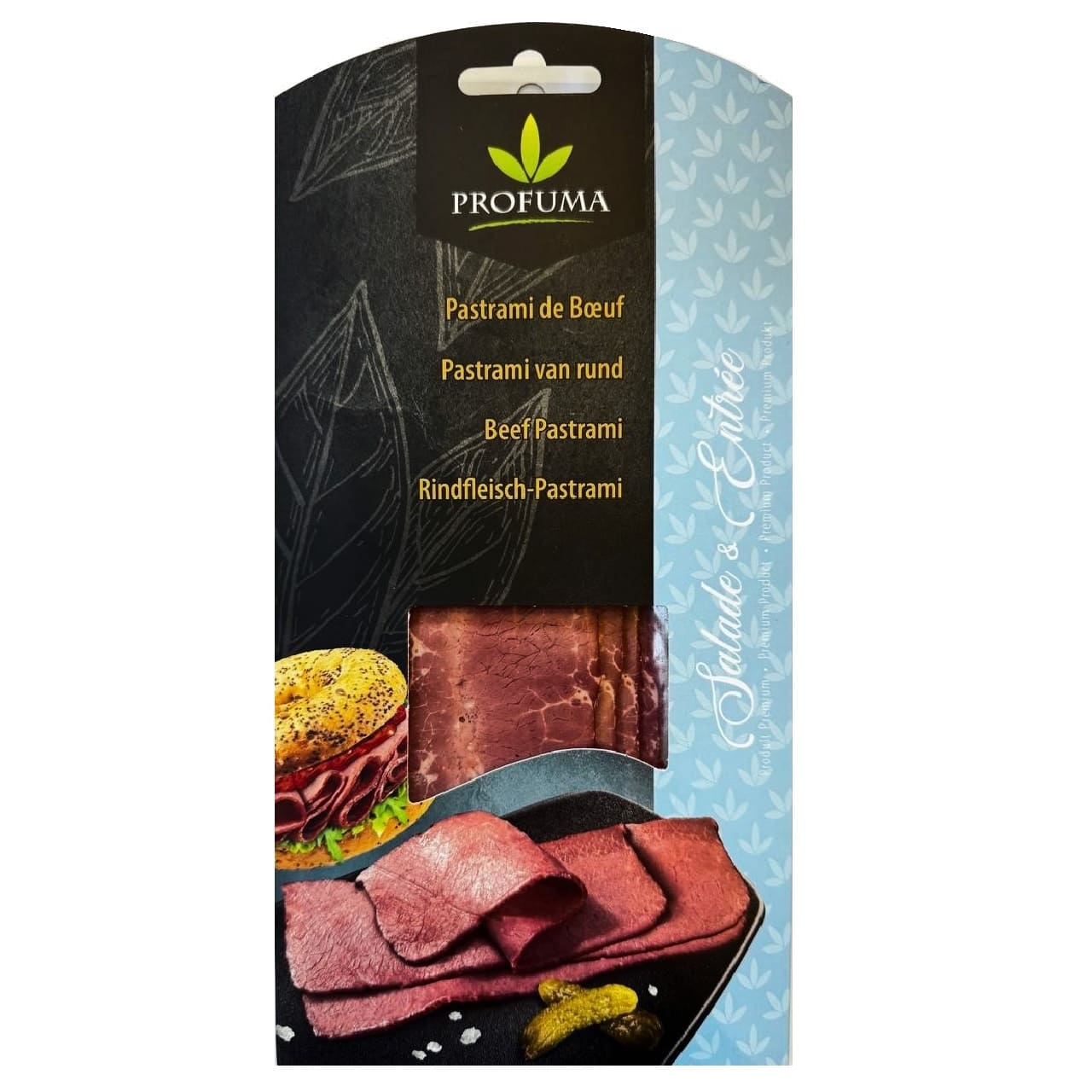 Veal Pastrami, Natural, Sliced