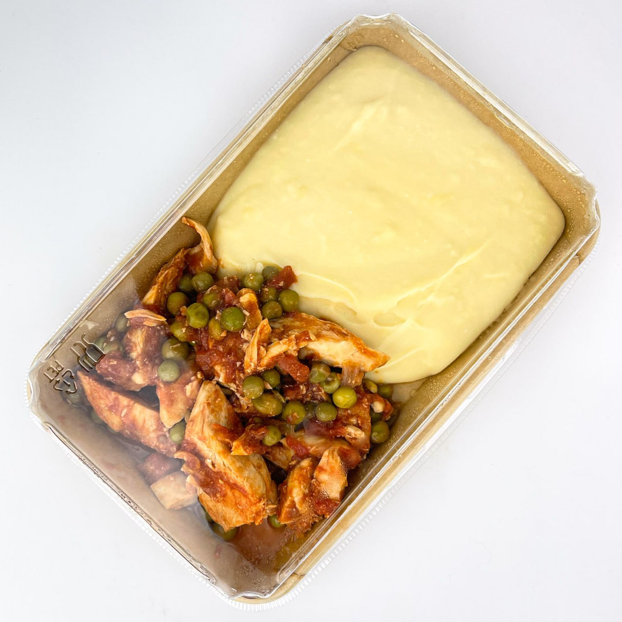 Chicken With Peas And Mashed Potatoes