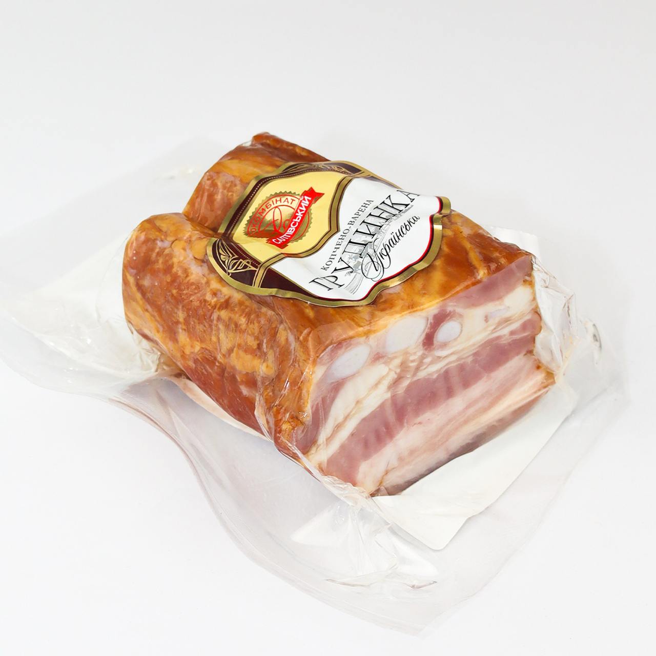 Boiled-smoked pork belly