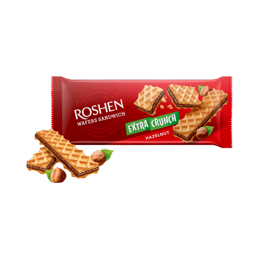 Вафельный Сэндвич Фундук Crunch Roshen