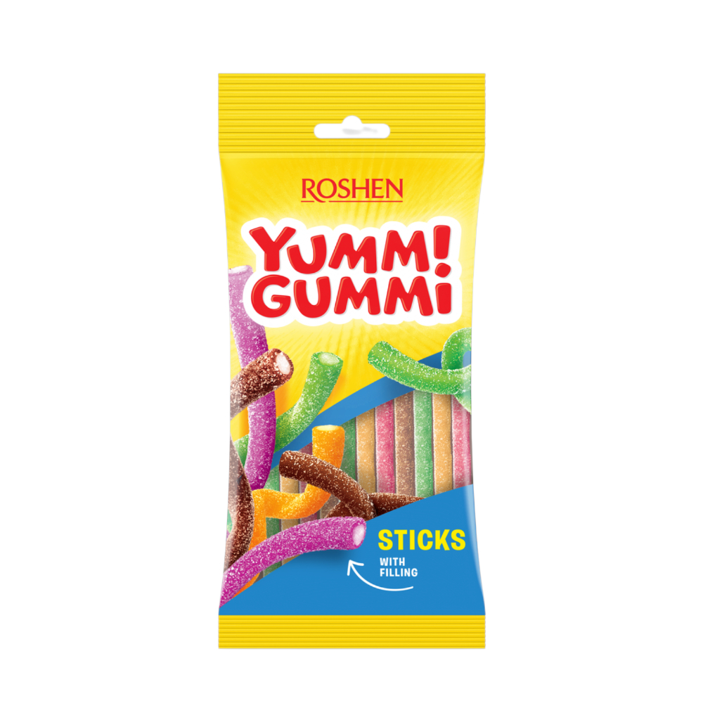 Жевательный мармелад «Кислые палочки» Roshen