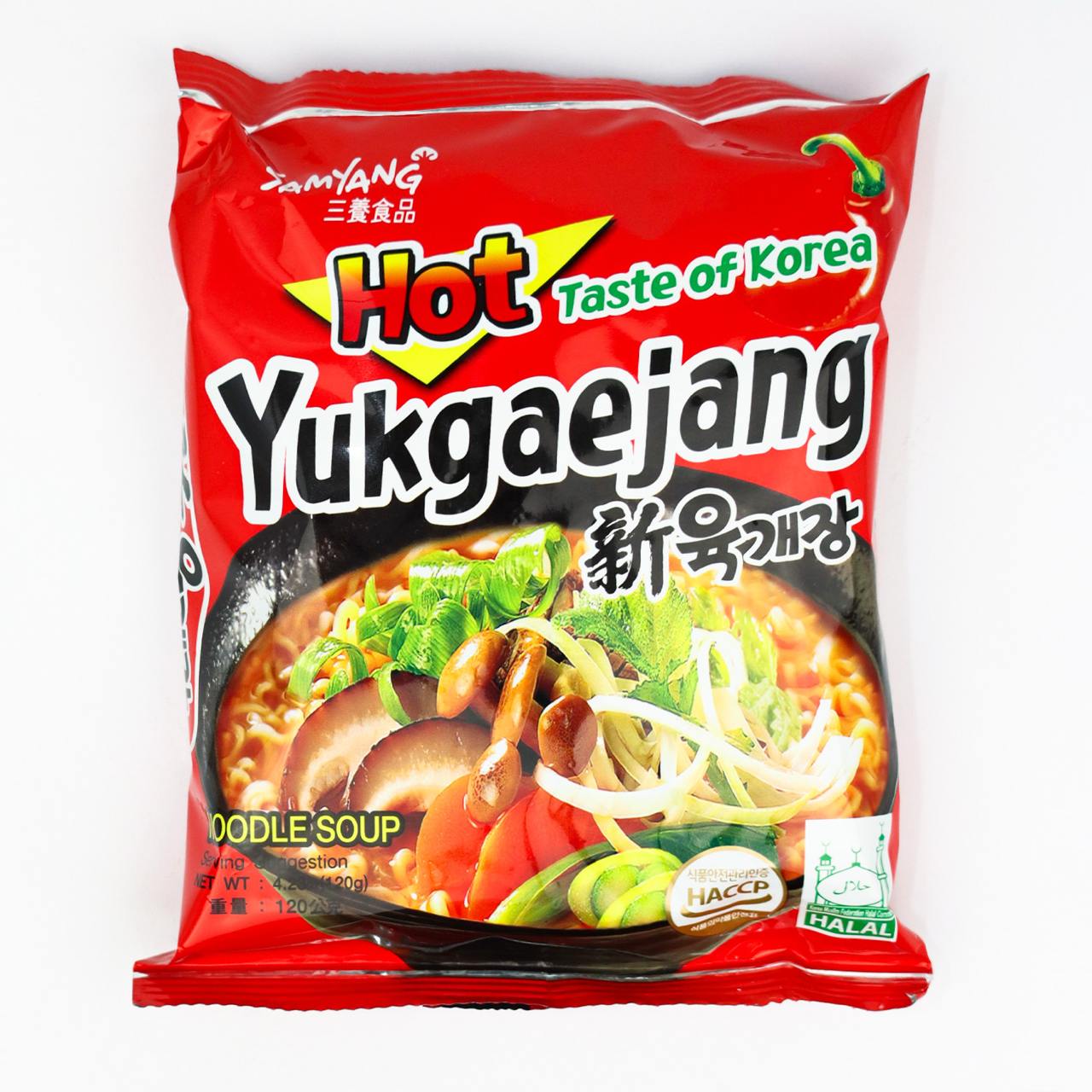 Yukgaejang Ramen With Mushroom Flavor Samyang